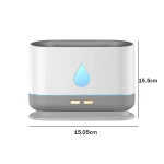 감각적 습도 조절기 대용량 아로마 에센셜 오일 디퓨저, USB 더블 깍지, 휴대용 초음파, 침실, 거실용 : 디에이치0305유통