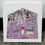 꿈꾸는 집,5개 시리즈(3),유화 그림,인테리어 소품 생일선물 : 나무리아트