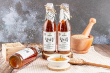 100% 국산 참기름 350ml 1+1 2병 : 문경현대방앗간