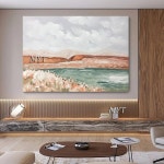 인테리어소품 현대 캔버스 아트 온라인 추상 아름다운 자연 풍경 유화 프레임 벽 그림 레스토랑용 홈 아트워크 : 편안한쇼핑엠케이몰