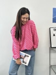 레이어드 스트라이프 단가라 티셔츠 : 샐리즈러