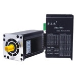 1Pcs Nema 110 스테퍼 모터 3 상 3 리드 AC220V 8Nm-20Nm 고 토크 Nema 110BYG350D 3D 프린터 용 모터 및 3DM2283 드라이버 : 크리스탈23