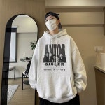 남성 기모 후드티 긴팔 맨투맨 티셔츠 빅사이즈 프린트 Ak48 : 빠리맘