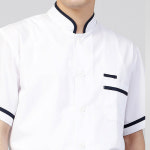 곤파이핑차이나반팔조리복 /쉐프복 식당 주방 유니폼 셰프웨어 : 나래유니폼