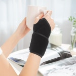 라이트서포트 형상기억 손목 보호대 의료용소재 아대 밴드 반깁스 산모 재활 블랙, FREE : 금오인터내셔널
