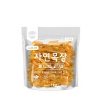 강아지 대용량 간식 자연목장 육포 수제간식 쫄깃 건조 고구마, 1kg, 1개 : 강마캣