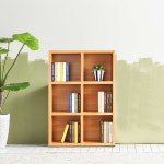 원목 사각 3단 다용도 수납 책장 책꽂이 공간박스 840 : 리퍼스