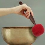 소리 명상 요가 싱잉볼 불교 노래 티베트 부처님 말렛 그릇 힐링 스틱 네팔 씽잉볼 : Honey shop