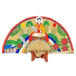 직접그린대신부채,고급부채(거치대별도) : 제천불교백화점