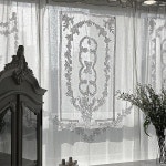 [갤러리아] [마메종] 린넨 자수 커튼 CUMV45-140 : 갤러리아백화점