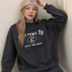 CRACK GRAPHIC W SWEATSHIRT (BRUSHED) : 웬유무브