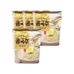 이가자연면 콩국수 160g 4P 콩국수면 비빔국수 : 스마트이음