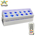 무대조명 Gigertop TP--G3037-6IN1 무선 LED 벽 와셔 라이트, 대용량 배터리 미니 사이즈, 12x18W RGBWA UV 23000MAH, 신제품 : 진화상사2