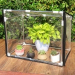 미니비닐하우스 가정용 텃밭 온실 동결 방지 방수 스테인레스 스틸 따뜻한 창고 발코니 다육 식물 1PC : 최신 가성비 상점