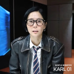 젠틀몬스터 안경테 칼 01 블랙 사각 뿔테 블루라이트차단 데일리 남자 여자 KARL : GLASSCODE3927