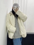 여성 겨울 면 패딩 비수기 다운 재킷 가을 퀼트 신상 솜   마름모 코트 : 삿포로시골언니