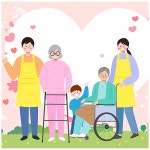 노인 요양 재가 보호 방문 케어 요양사 재활 요양원 병원 파르텔 벽지 시트지 롤스크린 : 으뜸데코