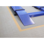 고강도 석재 연회색 타일 주차장 카센터 상가 바닥 타일 100x200 : 리케하우스