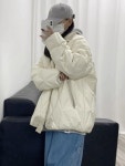 여성 겨울 면 패딩 비수기 다운 재킷 가을 퀼트 신상 솜   마름모 코트 : 삿포로시골언니
