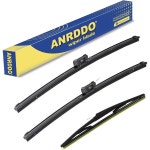 ANRDDO Mazda CX-5 CX-9 CX5 CX9 - 장비 앞 유리 와이퍼 블레이드 세트 24 + 18 + 14 (3 개 세트) 용 3 공장 교체 : 필자몰033