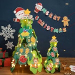 크리스마스트리 DIY 펠트 꾸미기 가정용 미니 장식품 : 대잠상회