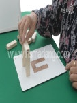 나무블록놀이(1인용)  치매예방 인지강화 인지재활 창의 카드 인지 놀이 비대면 키트 보드게임 : 효순효식백세건강학교