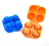 냉장고 계란케이스 계란통 수납용기 달걀정리함 달걀보관함 달걀케이스 계란보관 4구 휴대용 캠핑 : 피엘티스