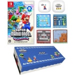 닌텐도 슈퍼 마리오 브라더스 원더 -Switch+슈퍼 마리오 브라더스 미니 타월 4장 세트 스퀘어 작은 접시 2장 세트 동봉 일본판 : 직구숍