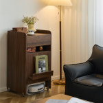 로봇 청소기장 수납장 모듈 미닫이 틈새 보관함 구름 고래 거실 소파 사이드 트롤리 다층 : 원소셜네트워크