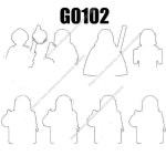 신나는 블럭세트 액션 피규어 영화 액세서리 빌딩 브릭 G0102 심심풀이 남아블록 : 츄츄몰 상회