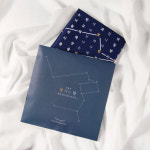 글입다 별과 시가 담긴, 윤동주 별 헤는 밤 손수건 : Wearingeul