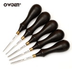 OWDEN 가죽 엣지 베벨러 도구, 가죽 공예 스카이빙 도구, 핸드 가죽 샤프니스 전문 모따기 엣지 베벨러, #1-5 : 다송글로벌스