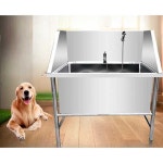 대형견 욕조 강아지목욕탕 애견샵 스테인레스 배수통 : 토토네 직구상점