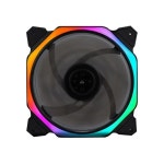 RGB PC 게이머 냉각 팬 속도 조절 더블 할로 쿨러 argb 가능 컴퓨터 케이스 환풍기 120mm : 유진 종합 상사