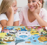 애니메이션 옥토넛 퍼즐 그림 DIY 장난감 GUP 차량 액션 피규어 생일 선물 어린이 100/200 개 : 다시올마트