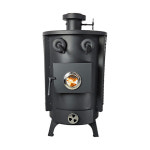 원형 화목난로 장작 나무 고구마구이기 불멍 사각 30평용 국산 : 태양 화목난로