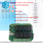 iot 융 스치 투야 무선 모듈 DC 727V 8 채널 이파이 지그비 릴레이 원격 제어 433MHz DIY 스마트 홈 자동화 : 엠엔제이22