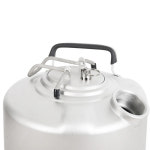 304 스테인리스 스틸 공예 맥주 시스템 청소 통 양조장 탱크 다양 스피어 적합 1 2 3/4 커넥터 포함 10L 15L : 엠엔제이22