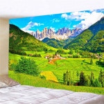 풍경 패브릭포스터 가림막 그림 커튼액자 : 다니샵.