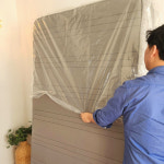 라지킹 침대 매트리스 비닐 대형 이불 포장 이사용 2.4mX2.6m 1장 : 비닐전문올