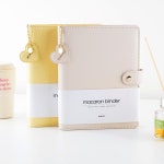 미뉴잇 마카롱 포카바인더 A5 현금 바인더 6공 다이어리 커버 : 미뉴잇