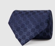 [국내백화점] 구찌 GG 패턴 넥타이 네이비 456520 4B002 4168 : 쁘띠로이