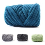 자이언트얀 망고실 뜨개실 가방  여성니트 슈퍼 벨벳 청키 원사, 손으로 짠 DIY 팔, 부드럽고 큰 담요, 카펫, 두꺼운 벌크 자이언트 스레드... 