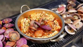 통영 홍가리비 1kg 비단 세척 대왕 제철 선별 캠핑 조개구이 : 산지 밥상