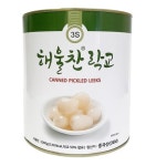 해울찬 락교 3S 3kg X 6통 1박스 [원터치 캔락교, 삼도식품] : 참치공장장