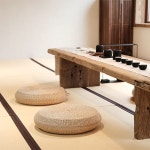 일본식 다도 명상 다다미 일식 참치집 라탄방석 짚단 직경 40CM : 올샵글로벌