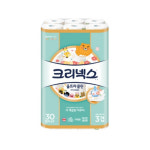 유한킴벌리 크리넥스 울트라클린 카카오프렌즈 블라썸 3겹 30롤 30m : 삼육공 스토어