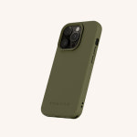 [XOUXOU] 슈슈베를린 iPhone 15 Pro 클래식 맥세이프 휴대폰 케이스 - 모스 그린 : Muken