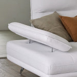 (희망일배송) 빅토리아 스윙 이지클린 기능성 코모도 패브릭 소파 스툴미포함, 아이보리, 3인용 : 웰퍼니쳐