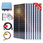 JINGYANG 발코니 발전 시스템 견고한 고체 태양 전지판 완전한 플러그인 세트 800W 12V : 유진 종합 상사